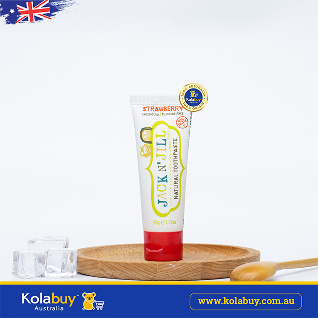 Kem đánh răng cho bé Úc Jack N Jill Natural Toothpaste 50g