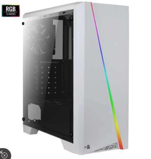 Vỏ PC Aerocool Cylon WG LED RGB (trắng)