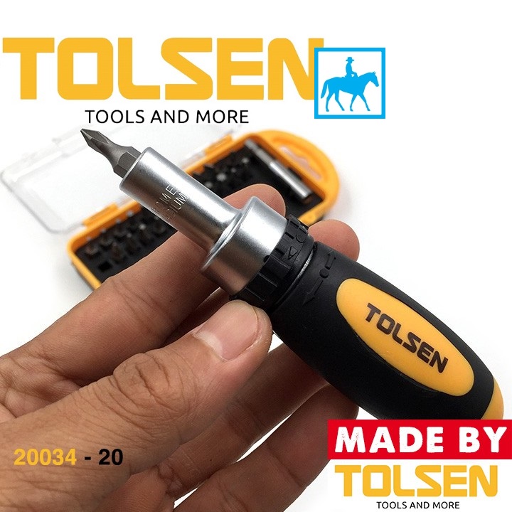 [HCM]Bộ 26 Đầu Vít Các Loại Đa Năng Bits Set TOLSEN 20034