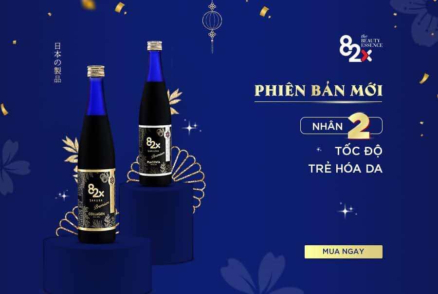Nước uống 82X Placenta Sakura 2020
