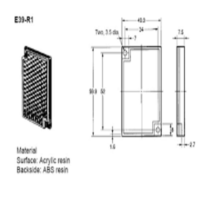 gương phản xạ cảm biến E39-R1