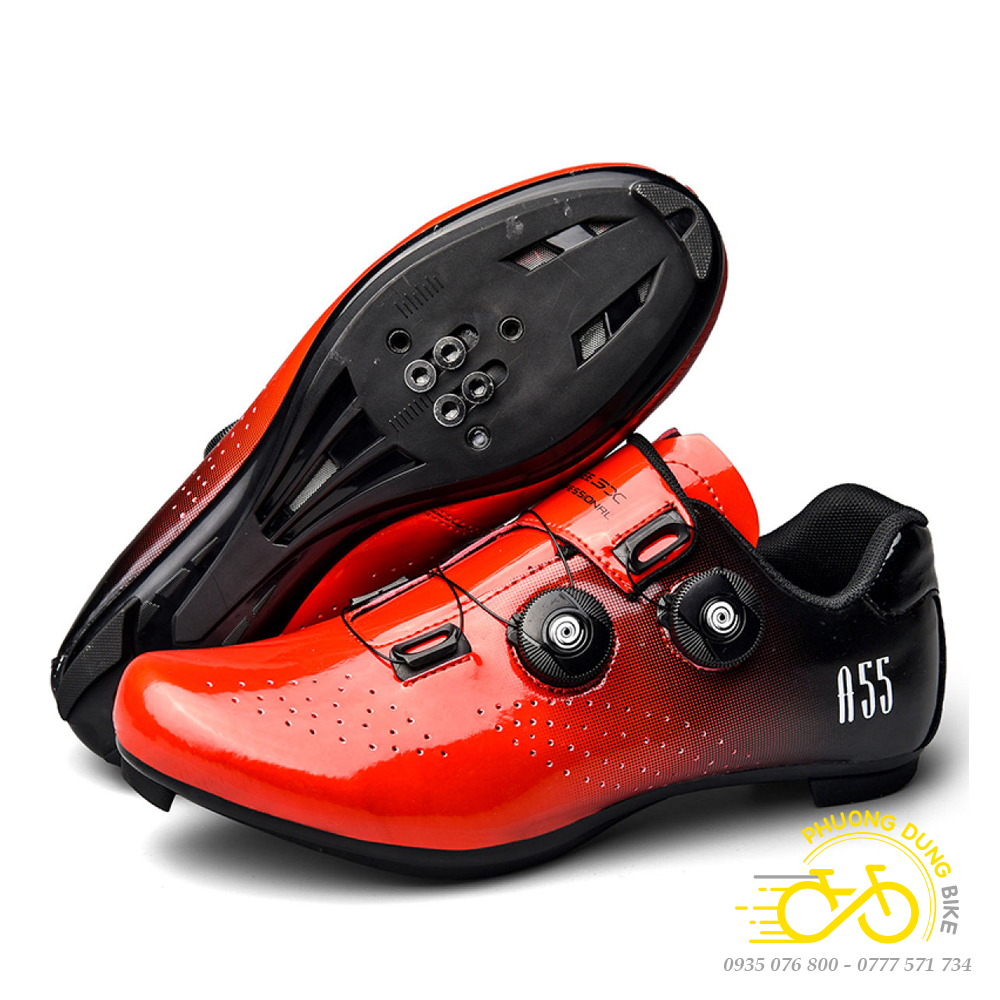 Giày can đi xe đạp thể thao Road, MTB CLAEE GX A55 - 2 Khóa Vặn (GIÀY ĐI CAN)
