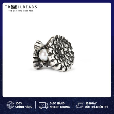TROLLBEADS Bead bạc cao cấp Calendula of October