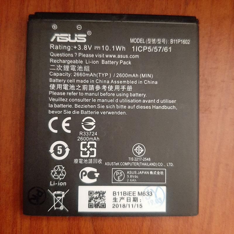 Pin ASUS Zenfone 3 LTE Go 5.0 (B11P1602 / X00BD / ZB500KG / Zen 2 Go / Zen 3 Go / 2600-2660mAh)