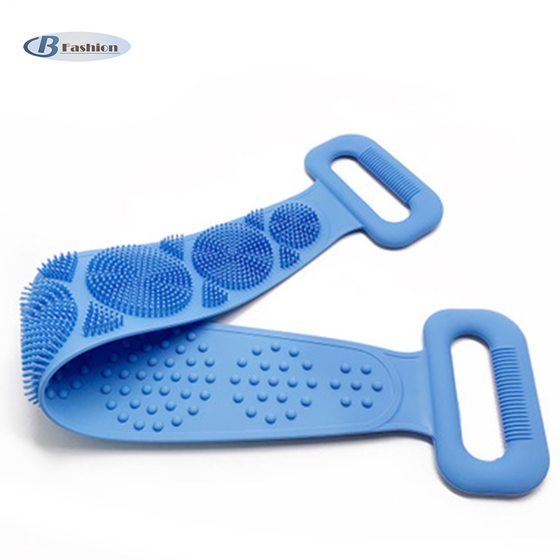 Dây tắm cọ, chà lưng 2 mặt bằng silicon đa năng ( màu ngẩu nhiên)