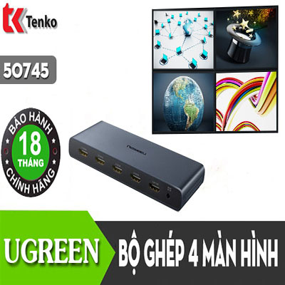 Bộ Gộp 4 Thiết Bị HDMI Ra 1 Màn Hình Ugreen 50745