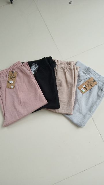 Quần culottes đũi