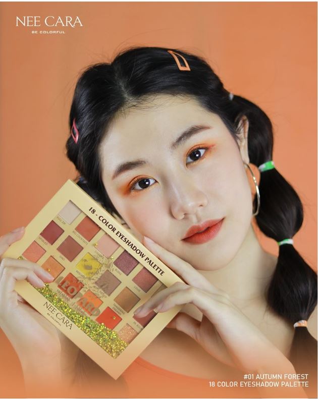 [New] Bảng Phấn Mắt Nee Cara Leopard Thái Lan 18 Ô Màu