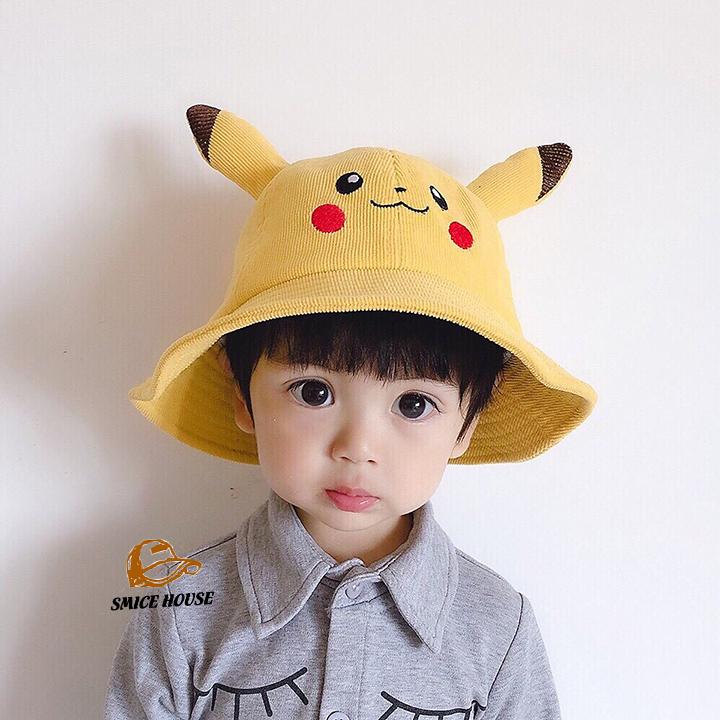 [HCM]NÓN PIKACHU CHO BÉ MŨ TAI BÈO MARUKO CHỐNG NẮNG
