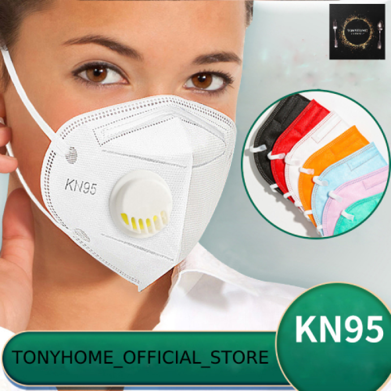 Khẩu trang KN95 có van thở chống bụi mịn dành cho người lớn nhập khẩu
