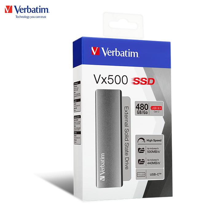 Giá Ổ cứng SSD di động Verbatim Vx500 480GB