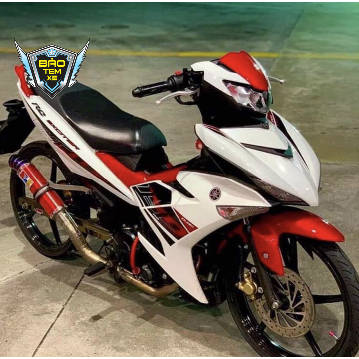 [ FREE SHIP ] TEM RỜI XE EXCITER 150 RC TRẮNG ĐỎ
