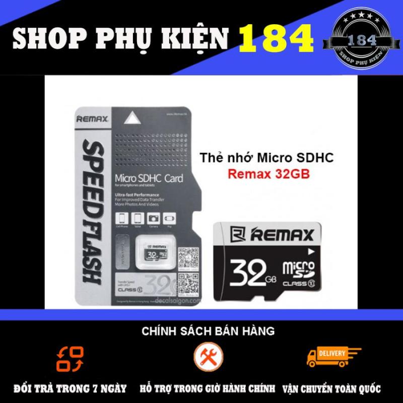 Thẻ Nhớ Micro Sdhc Remax 32Gb Class 10 Chuyên Dụng Cho Điện Thoại Và Camera Ip