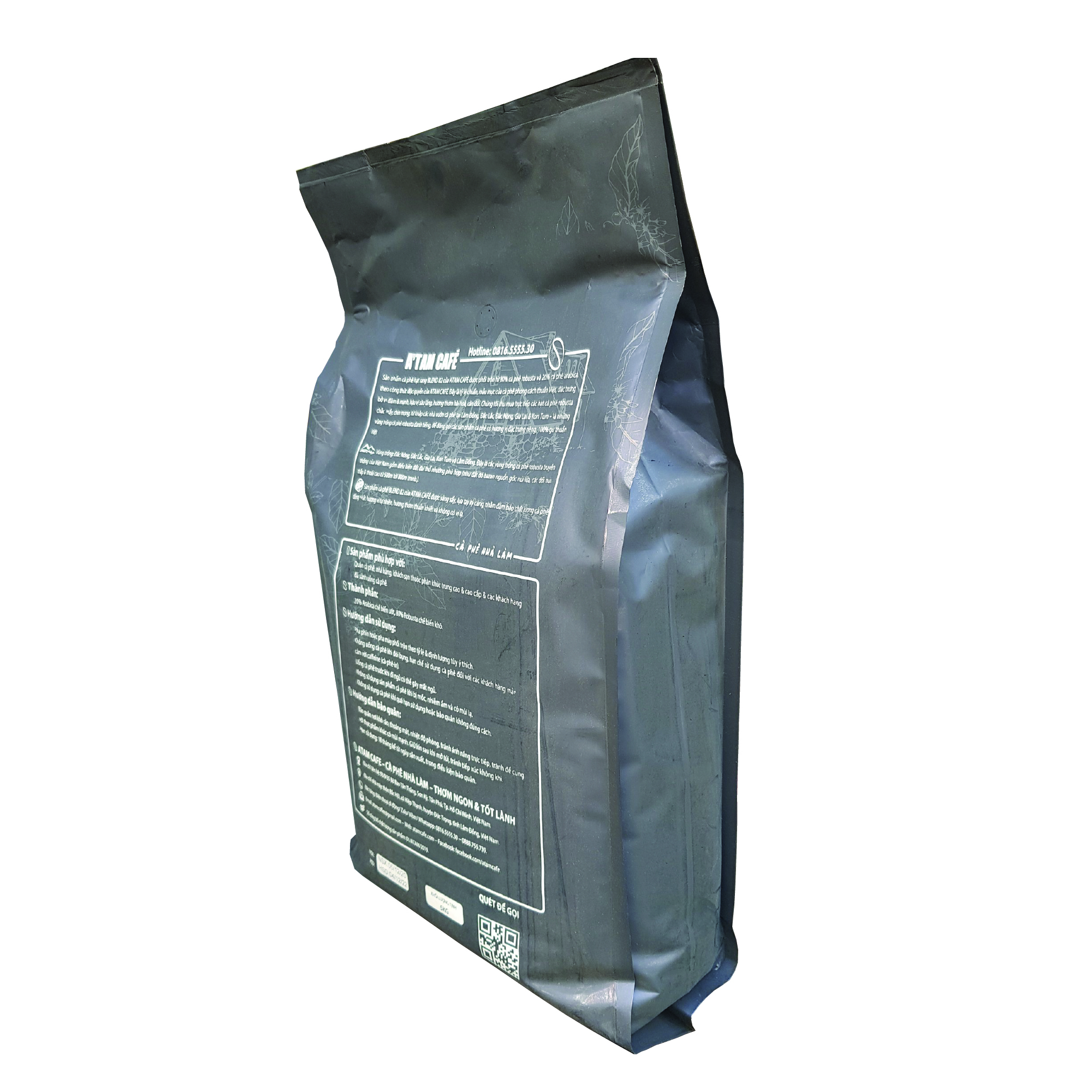 [HCM]Cà phê hạt rang Blend 82 ATAM CAFE 5kg/túi