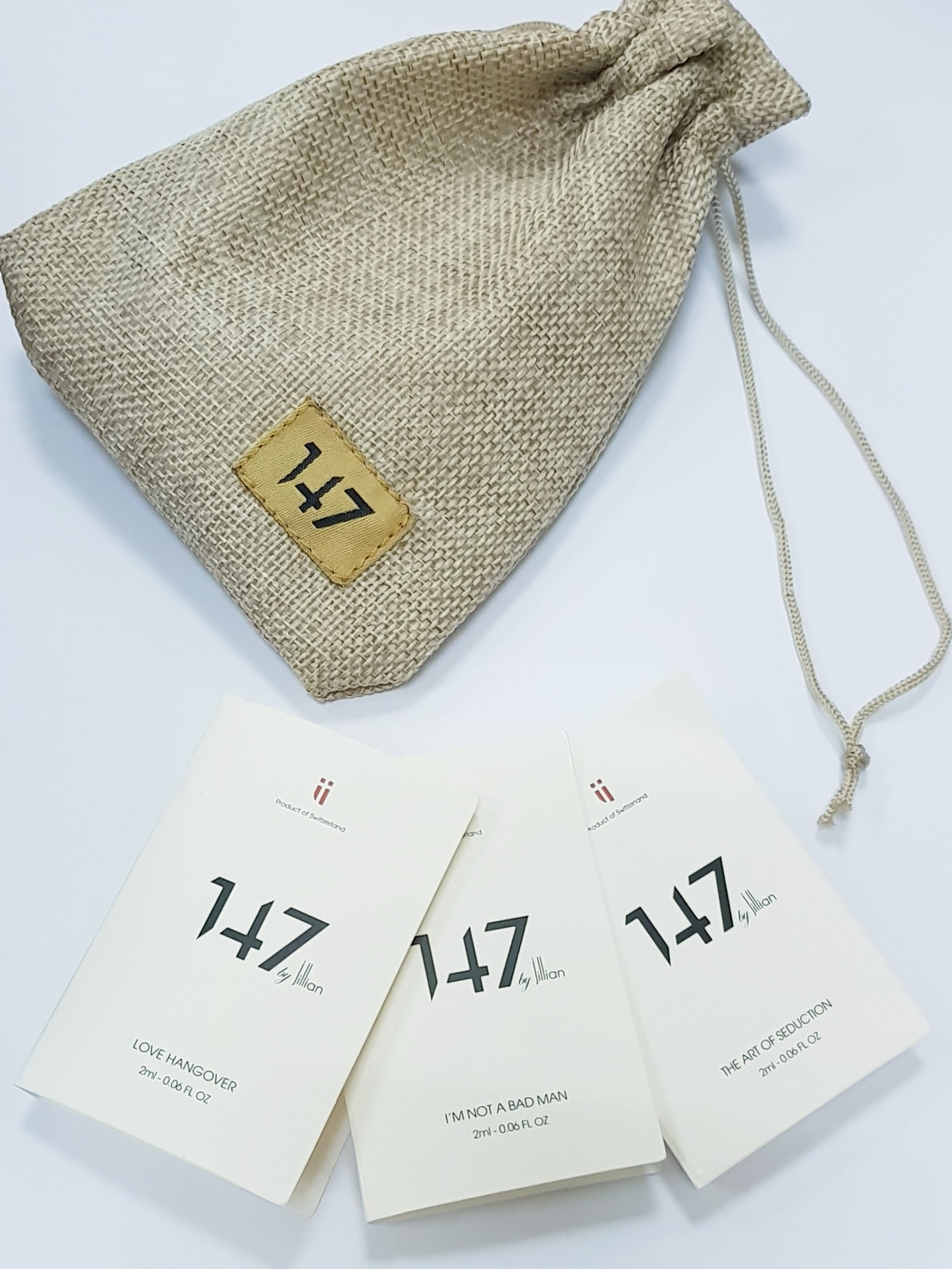 Mẫu thử nước hoa Nam - 147 by Jillian (Miniset 3 chai x 2ml)