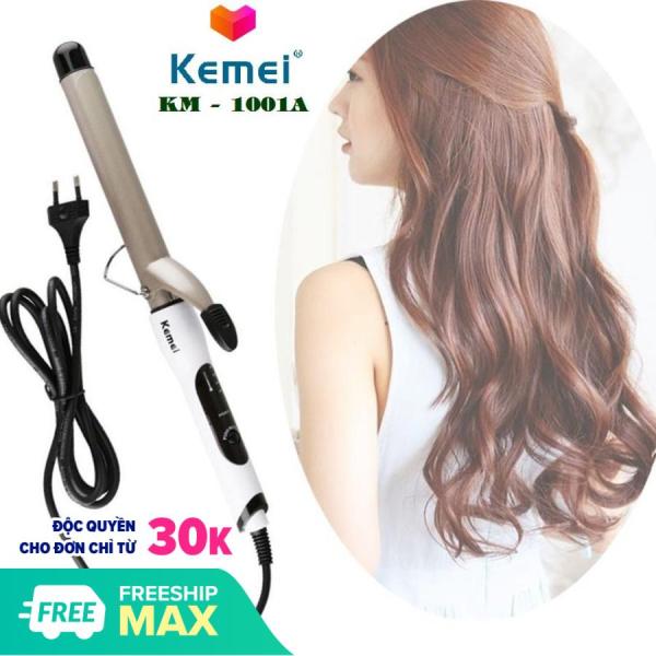Máy uốn xoăn tóc tự động Kemei KM-1001A - Máy ép tóc kemei 329 chuyên nghiệp tại nhà (Có video hướng dẫn) nhập khẩu