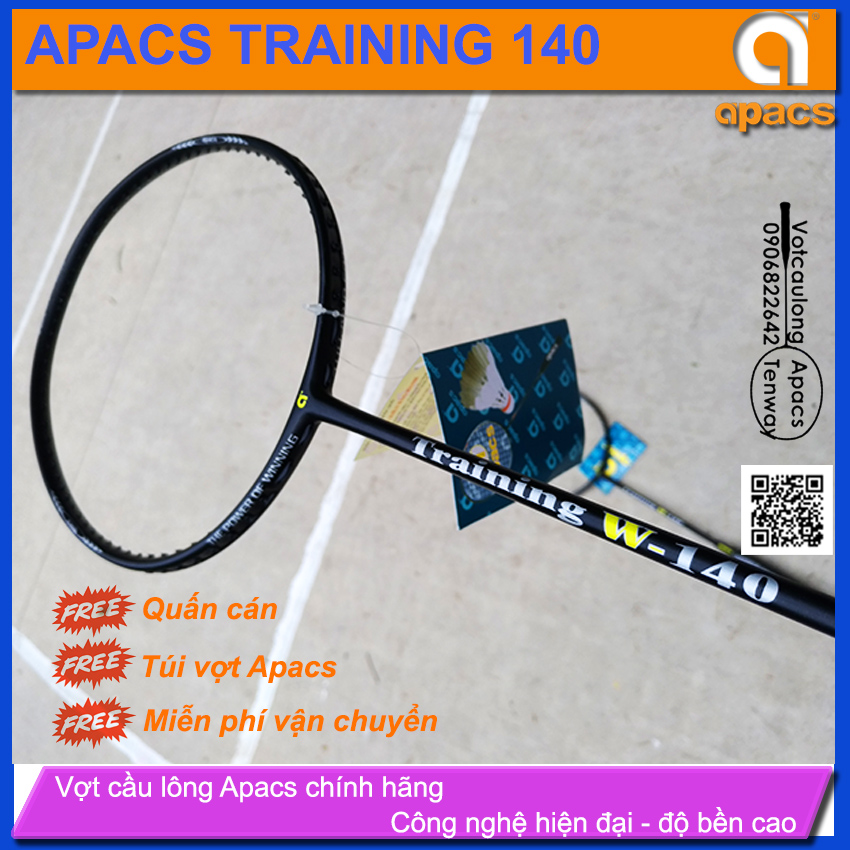 Apacs Training Badminton Racket 140gr Improve the ability to control the racket, increase the power of the shot