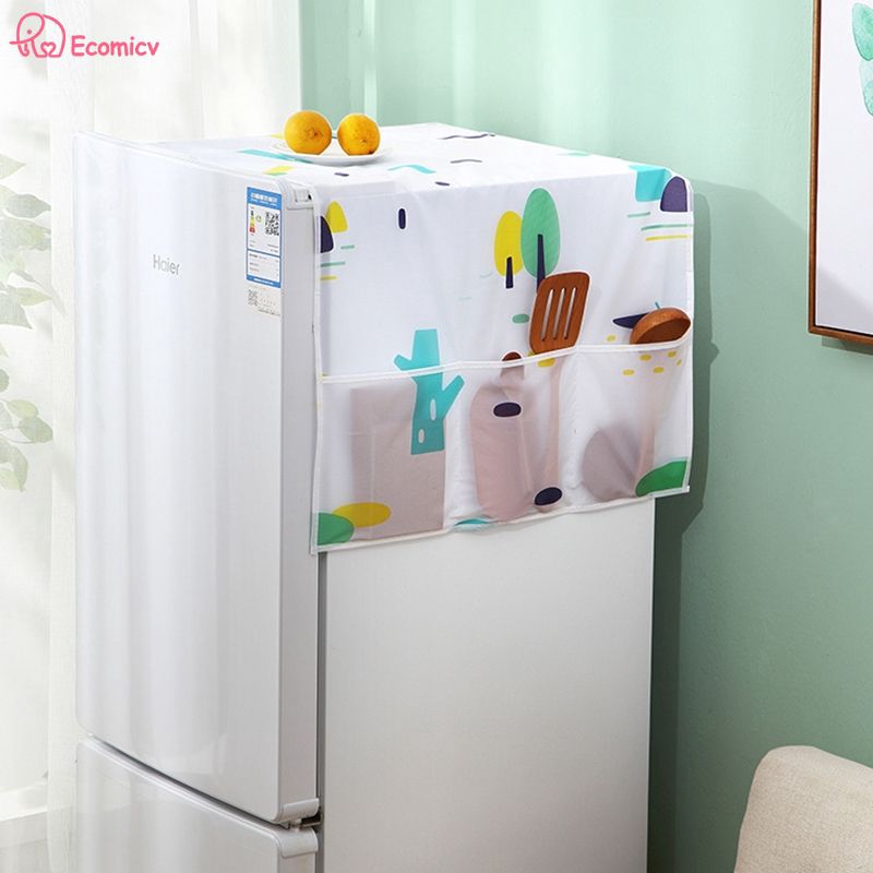 Tấm phủ tủ lạnh trang trí và chứa đồ