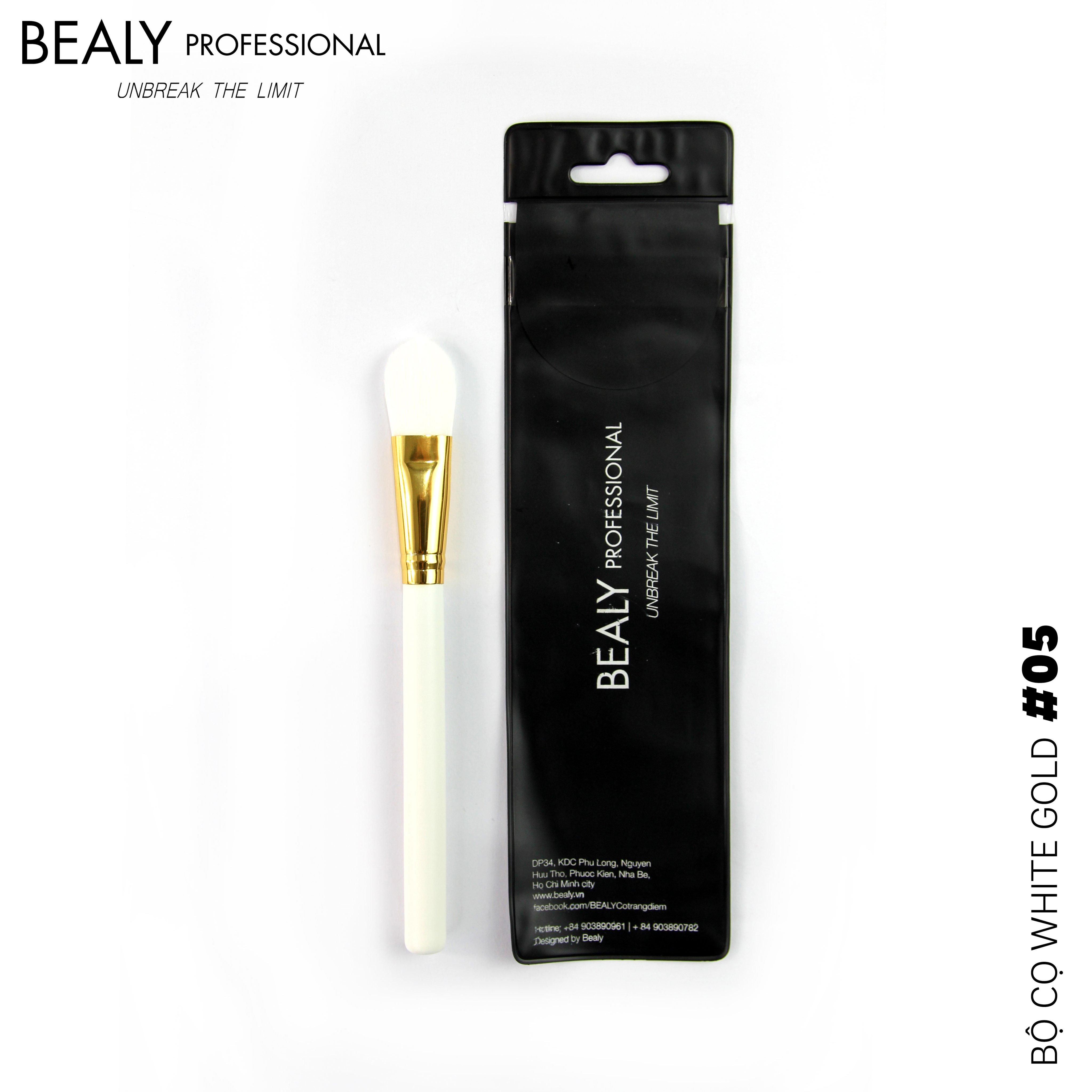 CỌ TÁN KEM NỀN BẢN DẸT WHITE GOLD N0.05