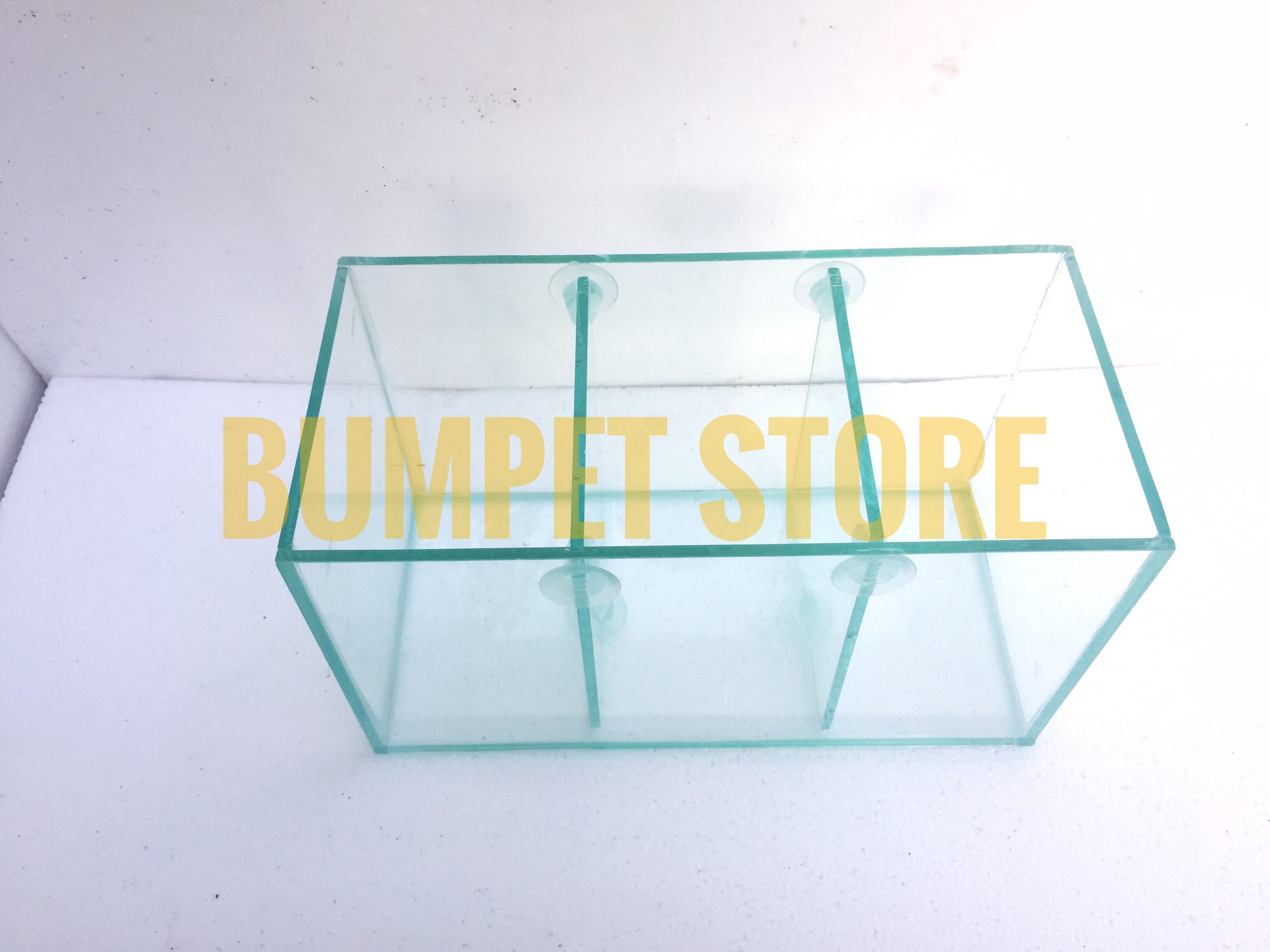 Bể cá 3 ngăn để bàn - bể cá betta cỡ 30*15*16cm-bể cá trang trí