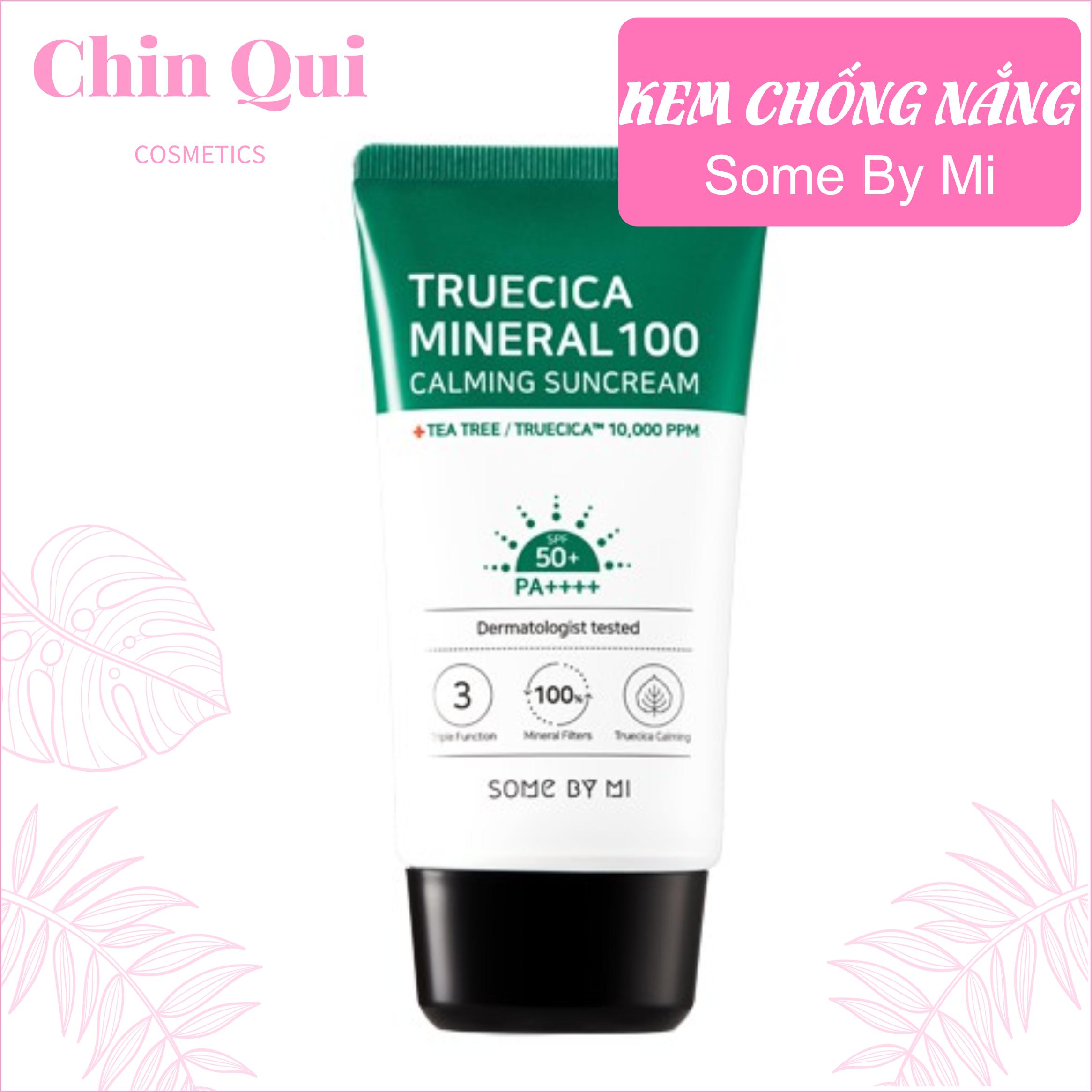Kem Chống Nắng SOME BY MI SPF50+/PA++++ 50ml Truecica Mineral 100 Calming Suncream