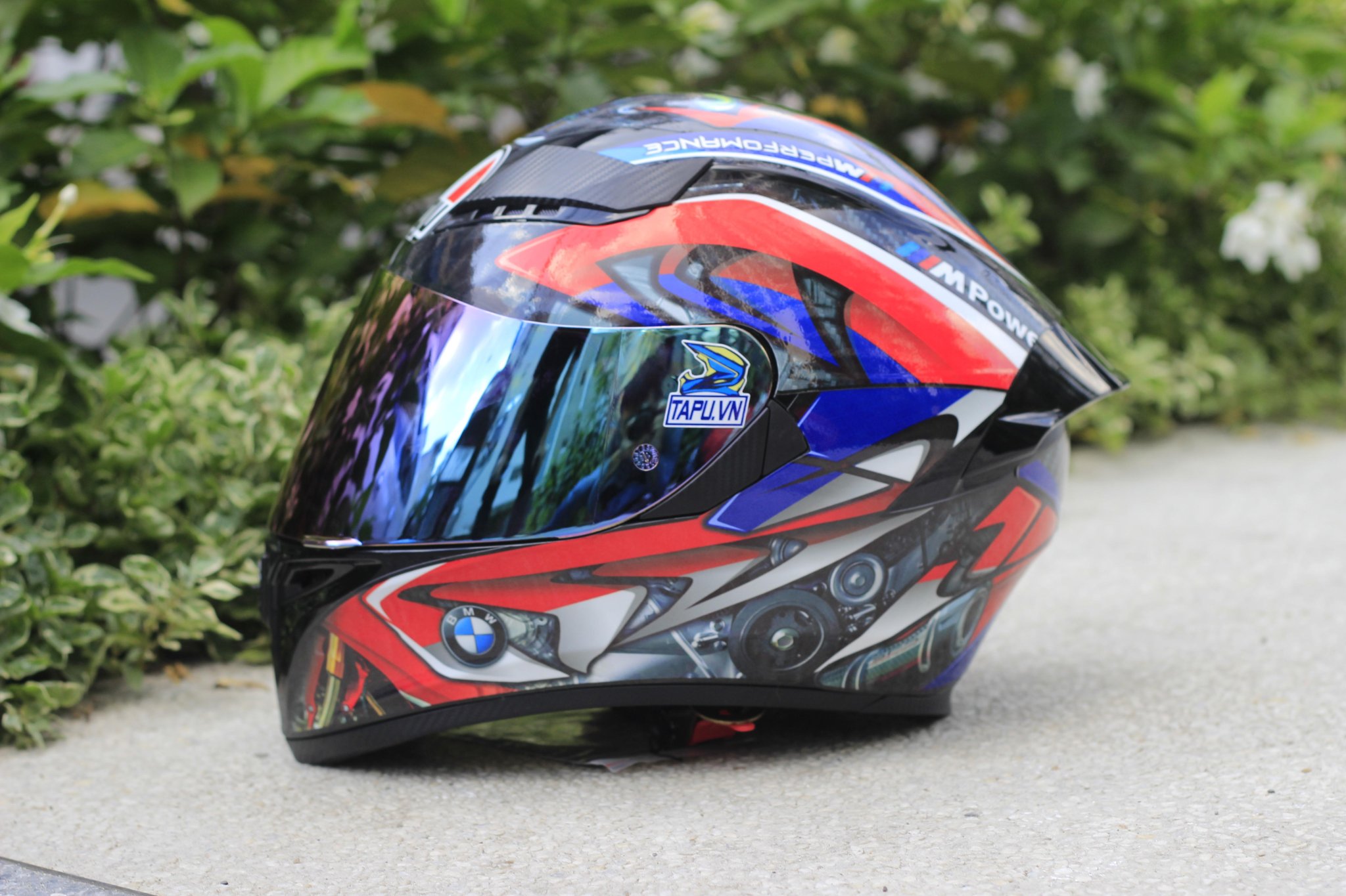 Nón Fullface ROYAL M138B 1 Kính Lên Tem BMW