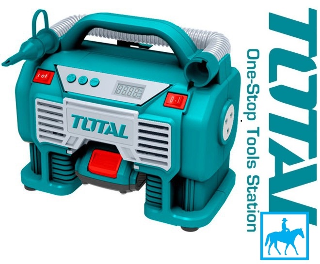 Máy bơm lớp xe hơi dùng pin 20v total tacli2002