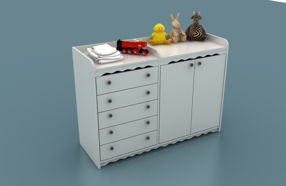 Tủ sơ sinh Kidslife TS-V6 (Trắng)