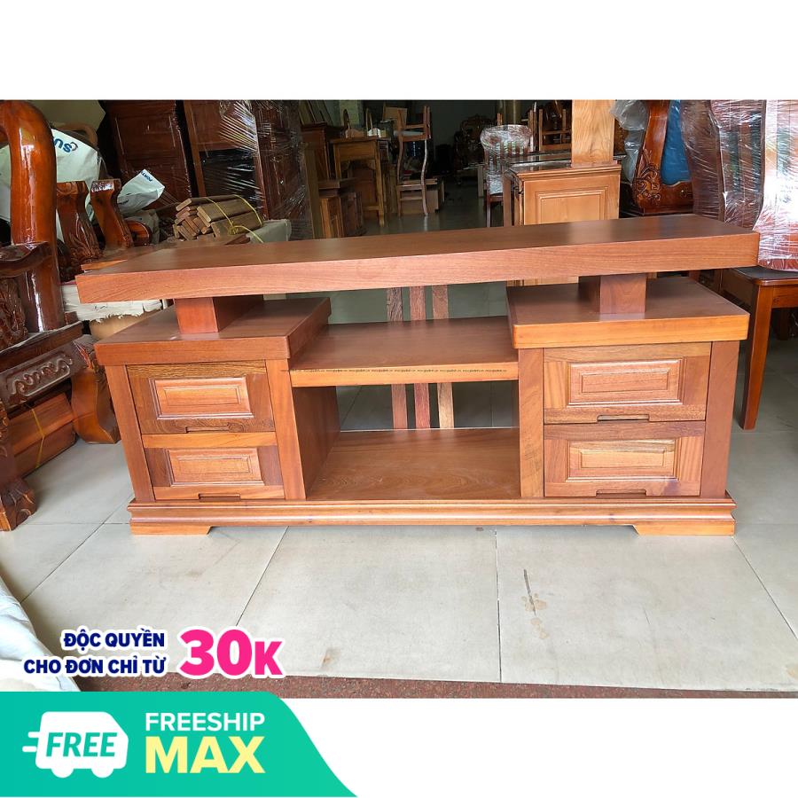 [Trả góp 0%] Kệ tivi gỗ xoan kiểu nhật , kệ tivi bằng gỗ , tủ kệ ti vi phòng khách 1M4