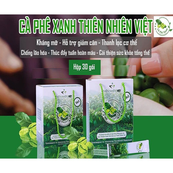 [HCM]CÀ PHÊ XANH GIẢM CÂN
