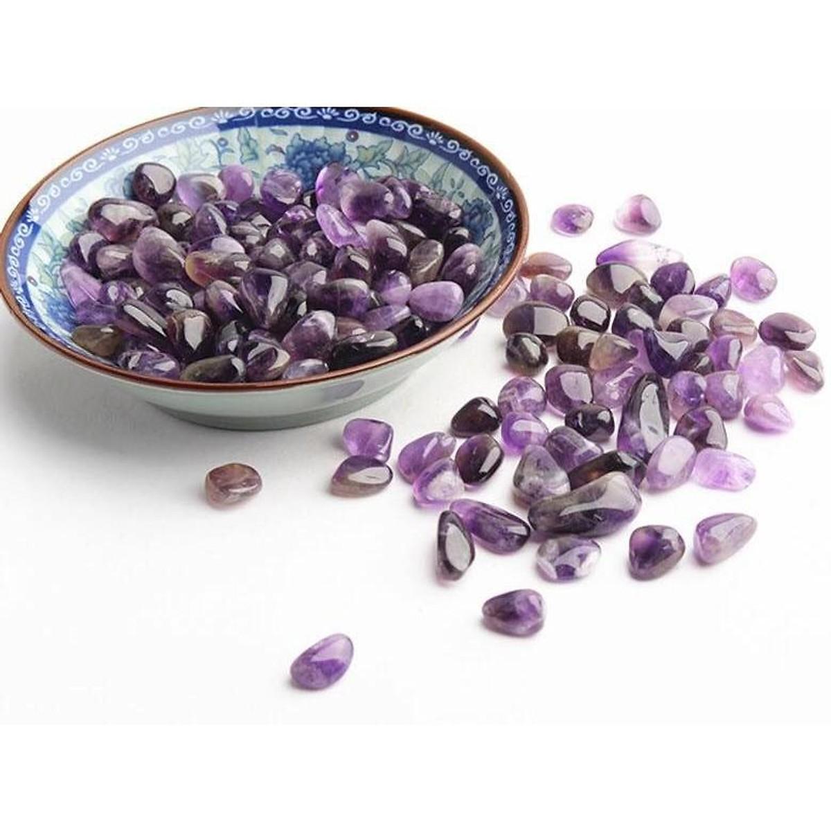 [FreeshipMAX] Đá thạch anh tím vụn (300 gram)