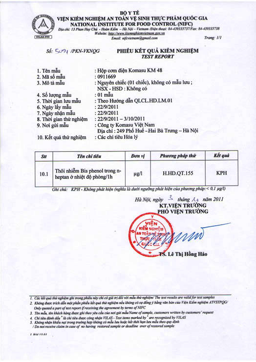Hộp cơm tự động hâm nóng Komasu KM-48T