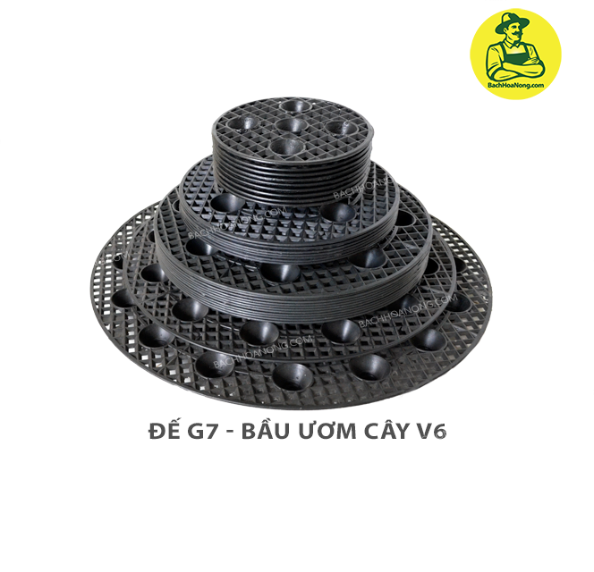 [HCM]Đế bầu G7 dùng cho Bầu ươm V6 -  60cm