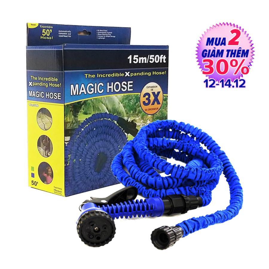 Vòi rửa xe giãn nở magic hose 15 mét