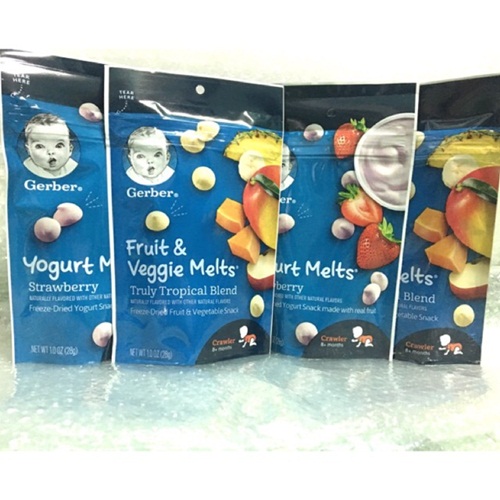 SỮA CHUA KHÔ GERBER HOA QUẢ