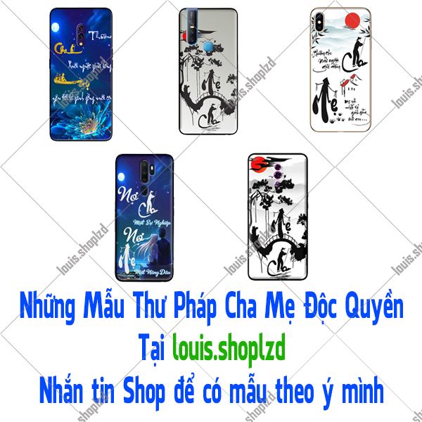 [HCM]Ốp Lưng Dành Cho Oppo F11 - F11 Pro - Thư Pháp Tâm