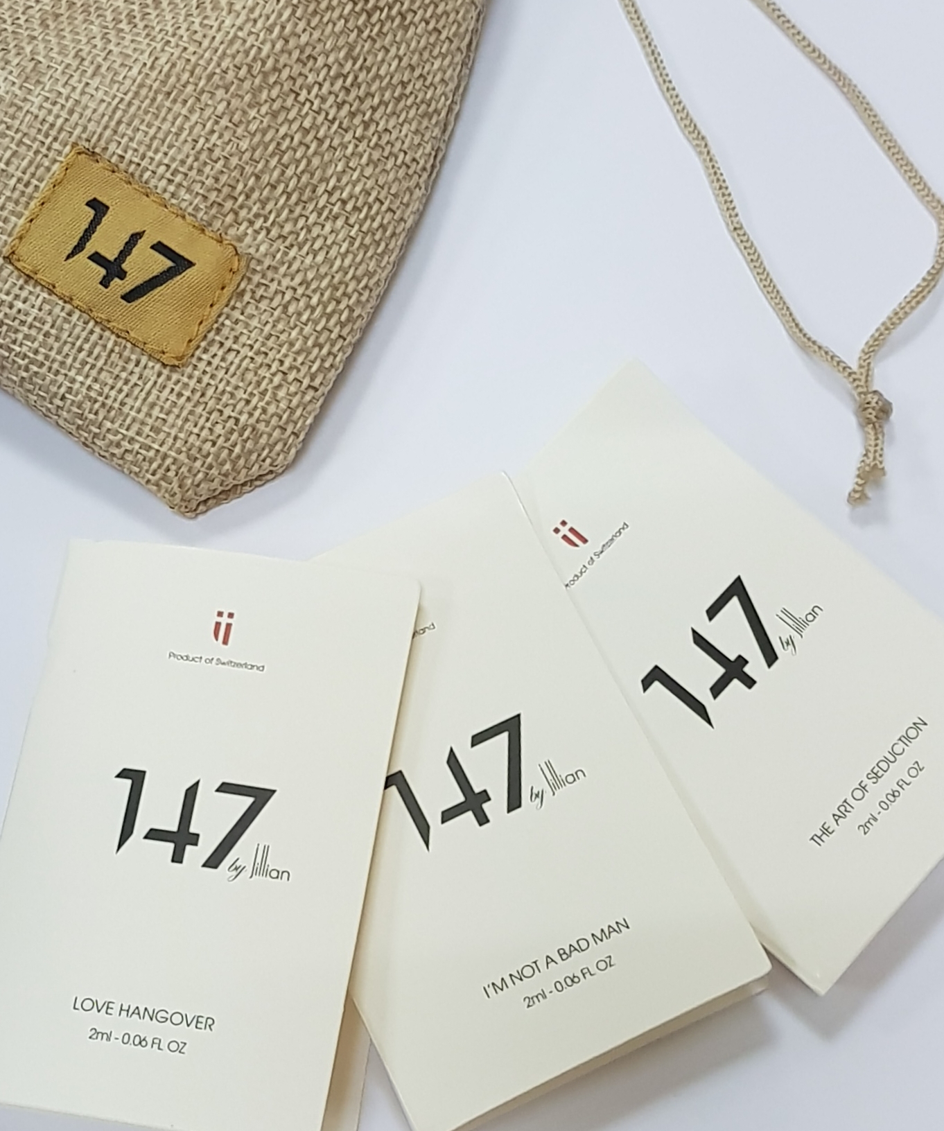 Mẫu thử nước hoa Nam - 147 by Jillian (Miniset 3 chai x 2ml)