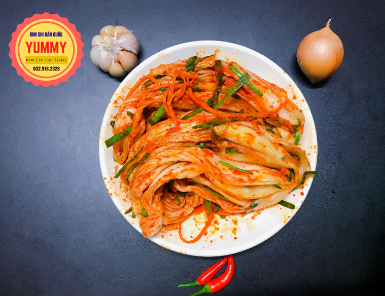[Chỉ giao Miền Nam] - COMBO 2 kg kim chi Hàn Quốc Yummy