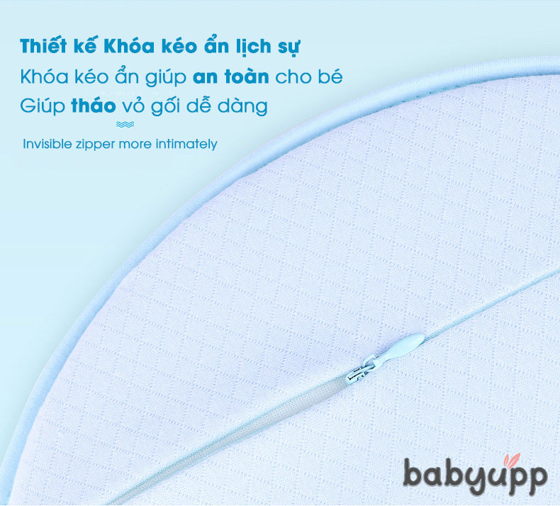 Gối cao su non cho bé