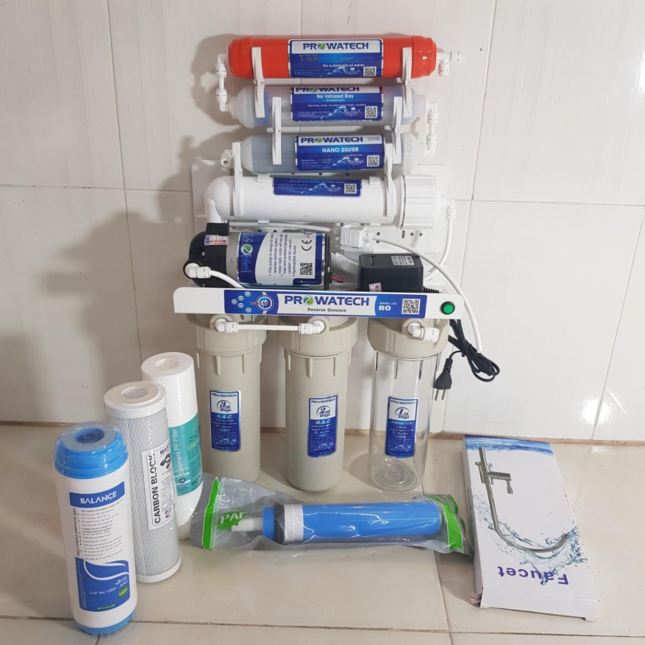 Máy lọc nước RO lắp âm chậu rửa chén 7 cấp