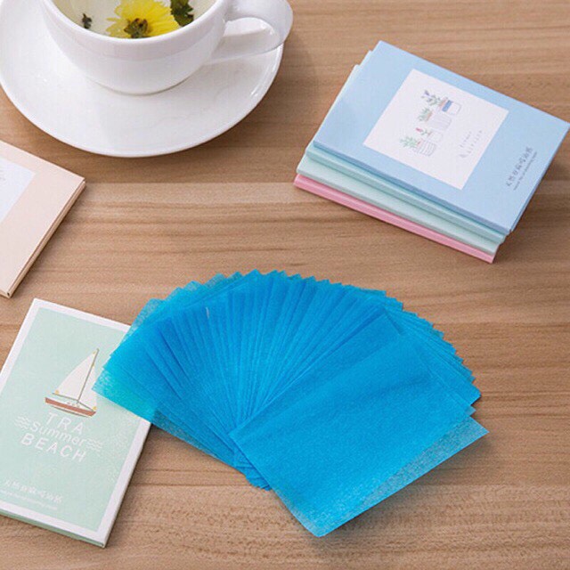 Giấy thấm dầu 50 miếng