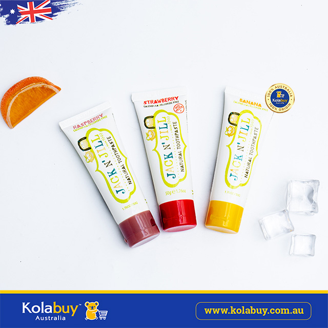 Kem đánh răng cho bé Úc Jack N Jill Natural Toothpaste 50g