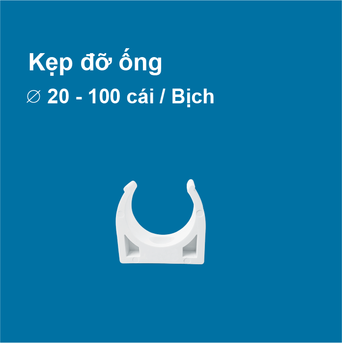 [HCM]Kẹp đỡ ống điện  ⌀20 - 100 Cái / Bịch