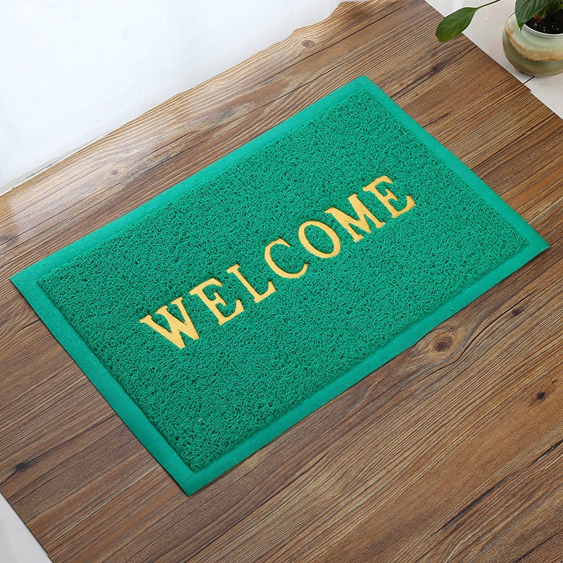 Thảm Chùi Chân Nhựa Welcome 40x60cm. Thảm Lau Chân Chống Trơn Trượt. Thảm trải sàn, thảm lót sàn.