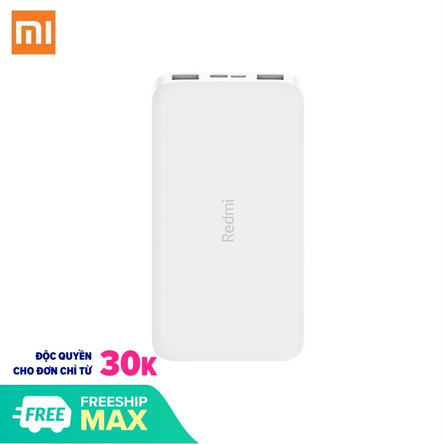 >> SO SÁNH GIÁ PIN MACBOOK BAO NHIÊU MAH | Shopee Lazada Sendo Tiki 12 Pin Dự Phòng Xiaomi Redmi Standard Edition dung lượng 10.000 mAh - Bảo hành 12 tháng