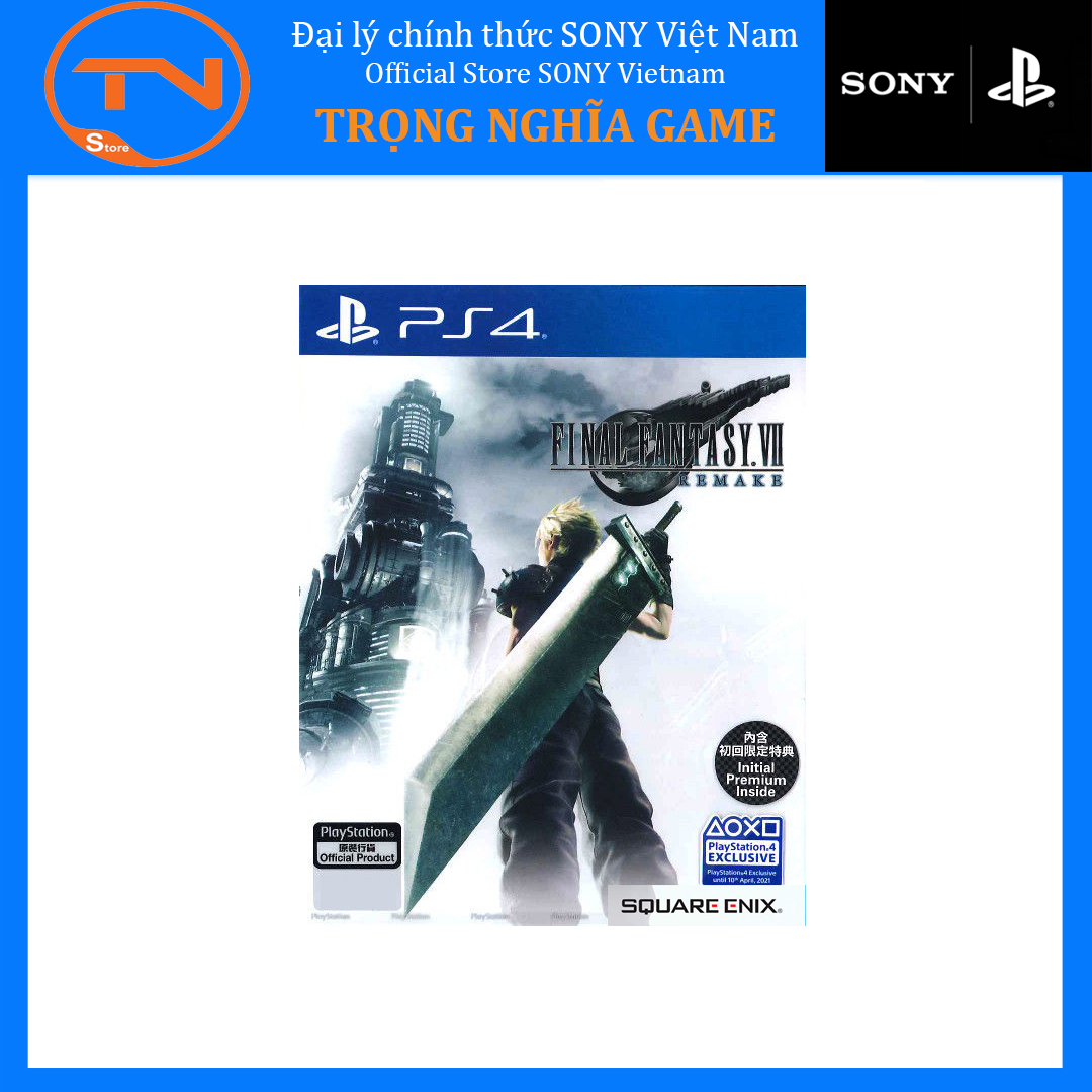 Đĩa game PS4 - FINAL FANTASY VII REMAKE [ASIA]