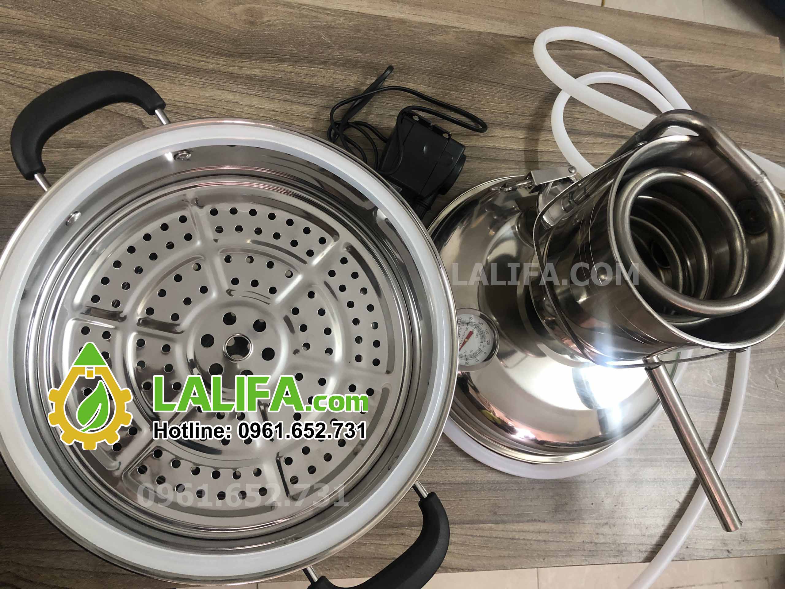 Nồi chưng cất tinh dầu 10l