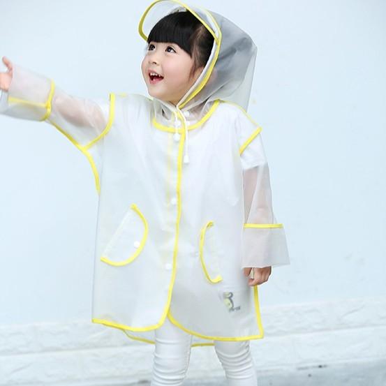 Áo mưa trong suốt cho trẻ em