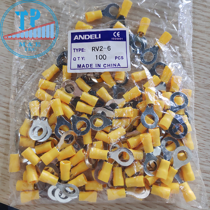 Đầu cos tròn phủ nhựa rv 1.25-4
