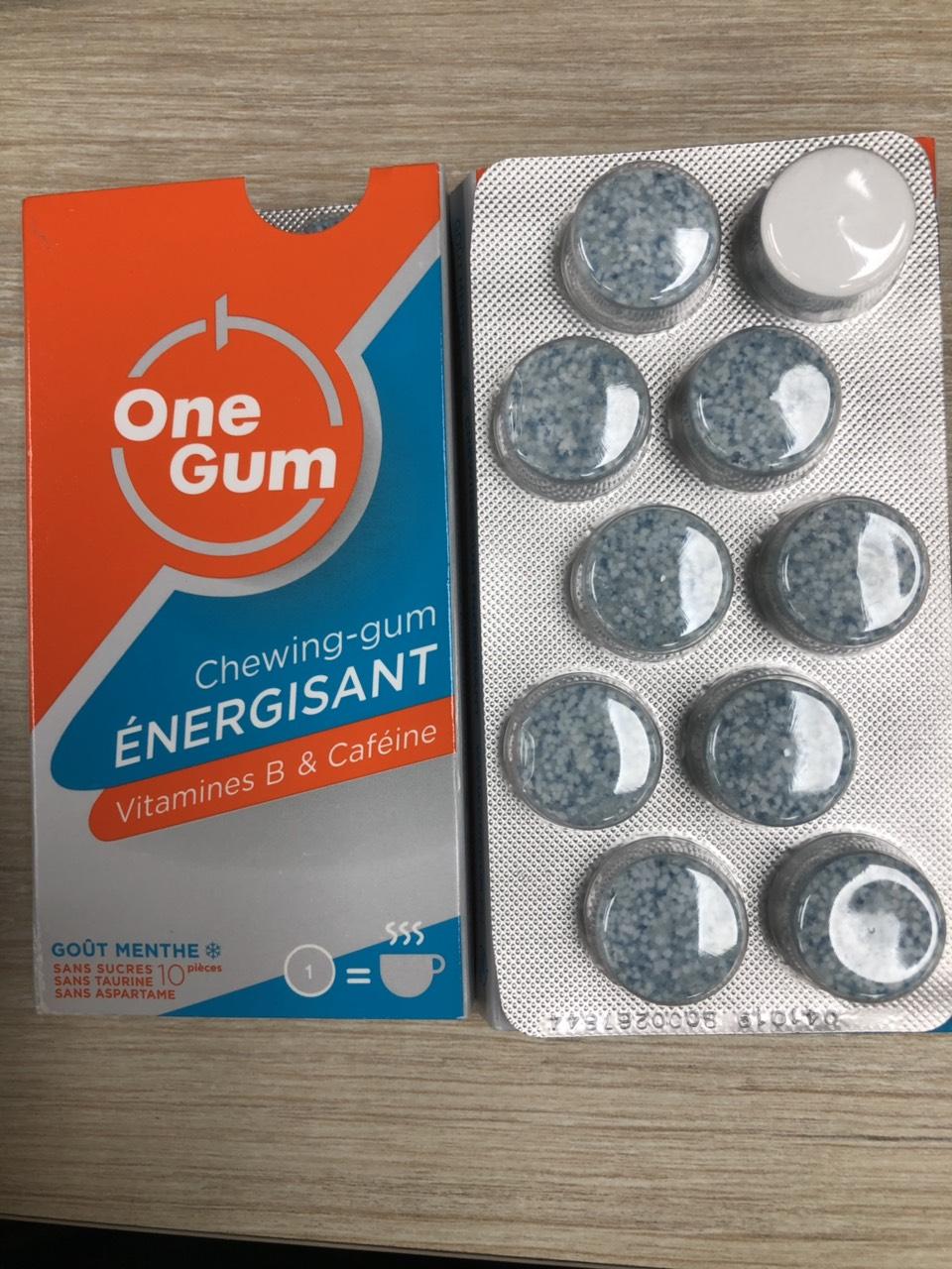 Kẹo Singum tăng lực Onegum - One gum nhập khẩu chính hãng Pháp